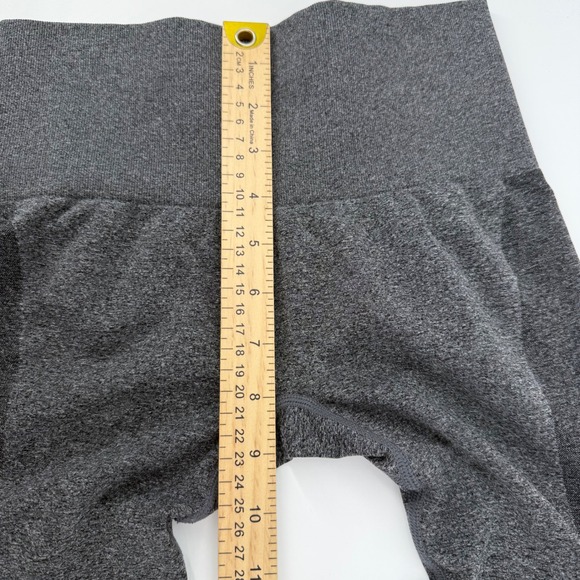 NVGTN Seamless Workout Leggings Charcoal Grey Women's XS High Waisted Activewear - Picture 7 of 8